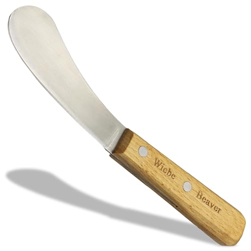 Beaver Knife: Professional Skinning & Fleshing Tool, Curved High-Carbon Steel Blade, Sure-Grip Ergonomic Handle for Beaver, Muskrat, Furbearers