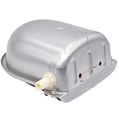 Automatic Water Dispenser for Dogs,Automatic Chicken Waterer,Outdoor Dog Water Feeder,304 Stainless Steel Water Bowl with Plastic Float Valve