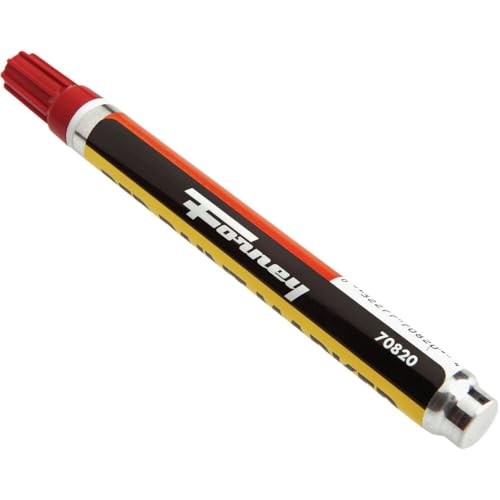 Forney 70820 Marker, Paint, Red - color: Red