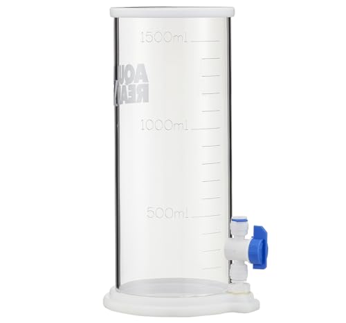 AquaReady DC-1 Acrylic Dosing Container Includes Quick Connect Fittings. Auto Top Off Reservoir, Low Profile Footprint 1.5L Capacity