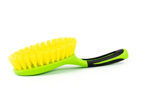 Warner Long Handle Plastic Bristle Scrub Brush
