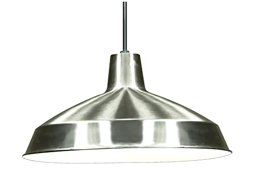 Nuvo Lighting SF76/661 Warehouse Shade, Brushed-Nickel - color: Nickel