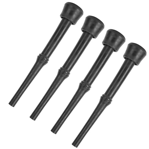 Generic 4PCS Milking Machine Liners Soft Non Rubber Replacement Parts for Cow Milking Machine Accessories Black 322mm