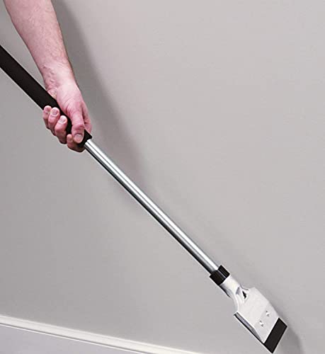 Red Devil 2108 Long Handle Heavy Duty Floor Scraper with 4-Inch Double Edge Steel Blade, Cushioned Grip Handle for Tile, Linoleum, and Carpet Removal, Pack of 4 - size: 4 Pack, style: Long Handle