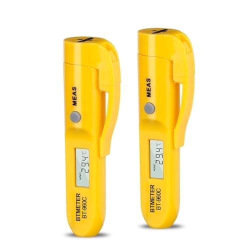 Digital Infrared Thermometer with Pocket Clip - Instant Read Thermometer Non-Contact Compact Temperature Tester for Meat Candy Cooking Food Grill Kitchen BBQ Candy Water-2PACK(NOT for Human Temp)