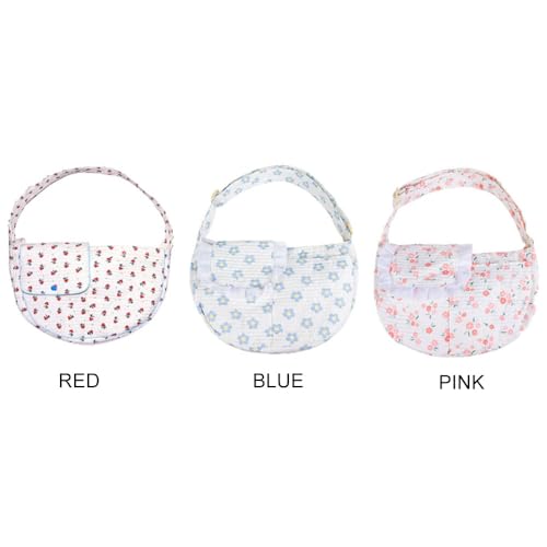 Flower Pet Sling Carrier for Small Dogs,Breathable Small Dog Carrier Sling,Puppy Carrier for Small Dogs and Cats,Dog Slings for Small Dogs (Pink, Medium)