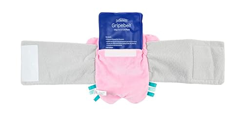 Dr. Brown's Gripebelt Heated Belly Band, Soothe Baby's Tummy with Gentle Warmth and Compression, Monster, 3m+, Pink - color: Pink Monster, size: 3m+ (Pack of 1)