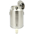 76L/20Gal 304 Stainless Steel Milk Can with Spigot | Food Storage Container for Liquid & Dry Goods, Wine Pail Bucket Metal Tote Jug for Kitchen, Farm - size: 76L/20Gal,w/Faucet