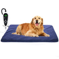 RIOGOO Pet Heating Pad, Electric Heating Pad for Dogs and Cats Indoor Warming Mat with Auto Power Off (Blue, XX-Large) - size: XX-Large