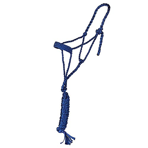 Tough 1 Premium Mule Tape Halter w.Lead - color: Royal