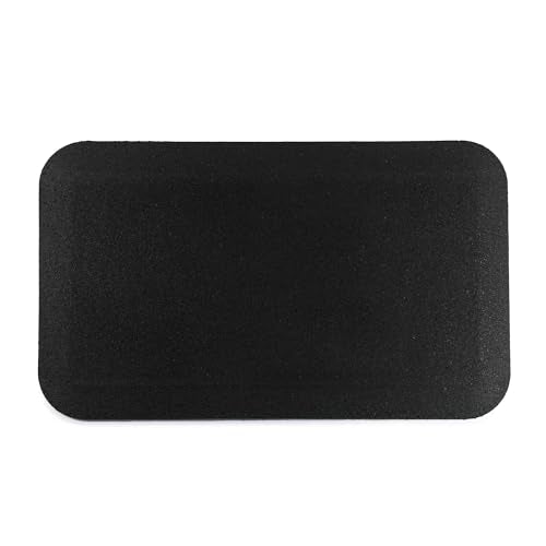 Playsafer Playground Safety Rubber Wearmat for Swingsets and Slides - 1" Thick X 24" W X 40" L (2 Pack, Black) - color: Black, size: 2 Pack (40" L x 24" W x 1" Thick)