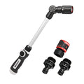 Eden 94621 PRO Metal 18 in. Turbo Watering Wand | 4 Spray Patterns, Thumb-Control Garden Hose Sprayer with Adjustable Head & Quick Connect Set for Lawn, Garden & Outdoor Cleaning - style: Pro Metal 18"