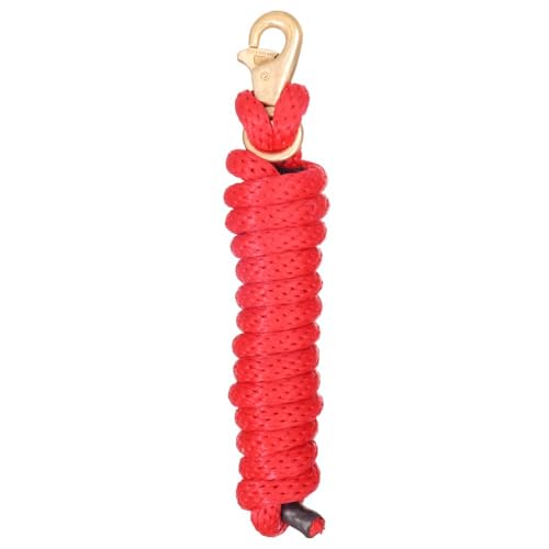 Tough 1 Poly Lead with Replaceable Trigger Bull Snap - color: Red