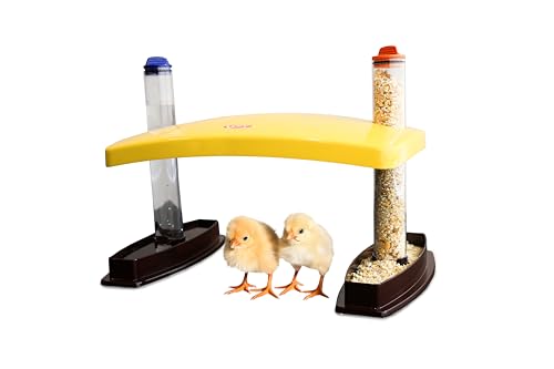 Cozy Chickens Chick Brooder Habitat 100 Watt Water & feeding Tubes