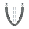 "Nuk3y Heavy Duty Storm Crash Chain with Solid Brass Bracket (Stainless Steel, 25-1/2"")" - color: Stainless Steel, size: "25-1/2"""