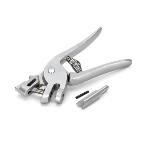 Cattle Ear Tag Applicator, Universal Livestock Ear Tag Pliers, Aluminum Alloy Ear Tagger Puncher for Cow Pig Sheep Goat, Animal Identification Farm Supplies Tool