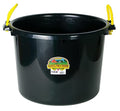 Little Giant® Plastic Muck Tub | Durable & Versatile Utility Bucket with Handles | Muck Bucket | Durable Handles | 70 Quart | Black - color: Black, size: 70 quart