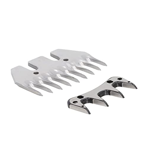 Electric Clipper Blade Sheep Shears Replacement Blades High Carbon Steel 9 Tooth Incisive Wear Wool Comb Cutter Blade for Sheep Shearing and Wool Cutting