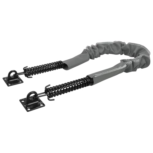 "Nuk3y Heavy Duty Storm Crash Chain with Solid Brass Bracket (Matte Black, 20-1/2"")" - color: Matte Black, size: "20-1/2"""