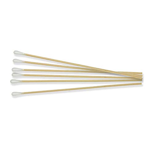 Dealmed 6 in Sterile Cotton-Tipped Applicators - 2000 Count Case | 100% Pure Cotton Tips, Wooden Shafts, Individually Wrapped Pairs, 100 Pouches Per Box, For Medication And Skin Care - size: 6" Sterile (Case of 2,000)