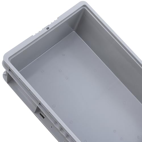 Buckhorn SW4815080201000 Plastic Straight Wall Storage Container Tote, (48-Inch x 15-Inch x 7-1/2-Inch), Light Gray - size: 48" x 15" x 7.5"