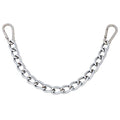 HILASON 9-1/2" Western Easy Clip Curb Bit Chain Heavy Duty Chrome Steel W/snap | Horse Chin for Bits Horses - style: With Snap