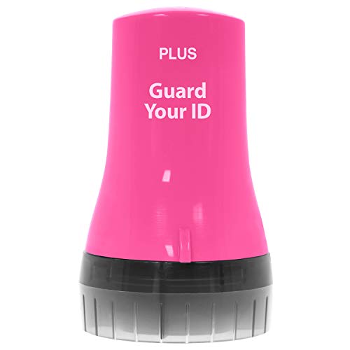 Guard Your ID Identity Theft Protection Roller Stamp for Mail & Documents - color: Pink, size: Standard