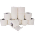 Self Adherent Cohesive Bandages Wrap 12 Count 2" x 5 Yards, Medical Tape, Adhesive Flexible Breathable First Aid Non Woven Rolls, Stretch Athletic, Ankle Sprains & Swelling Sports - color: White, size: 12 Count (Pack of 1)