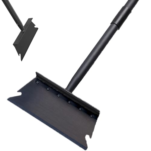 Garden Cleaning Shovel 59 Inch with Adjustable Handle, Multifunctional Cleaning Shovel Garden Tool Floor Scraper Outdoor Spade for Scraping, Weeding, Lawn Edging