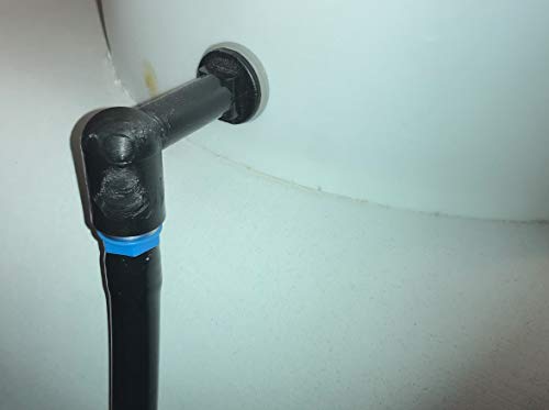 2 Pack Bucket connectors with 5/16” Barb for Rabbit Nipples Gravity Feed Set up