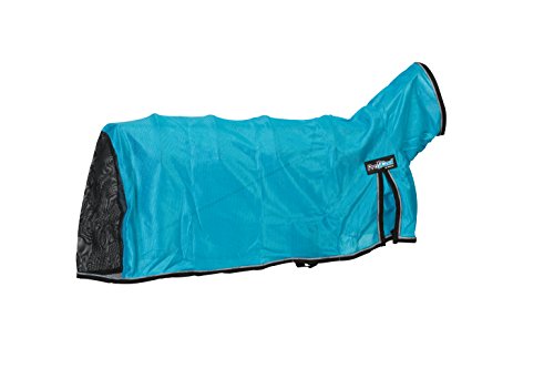 Weaver Leather Livestock ProCool Mesh Sheep Blanket with Reflective Piping, Hurricane Blue, Medium | Reflective Piping
