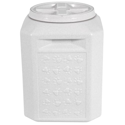 Vittles Vault Airtight Pet Food Storage Container + Scoop, Fits Up to 35lbs | Stores Dog Kibbles, Bird Seed, Oatmeal, Rice, Flour and Cereal in BPA Free Plastic, Sealed Airtight, Made in USA, with Scoop - size: 35 Pounds