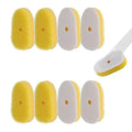 8 Packs Dish Wand Sponge Refills Compatible with Scrub Daddy - Replacement Heads, Dish Scrubber Brush for Cleaning Stuck-on Food, Sponge Replacement Heads for Kitchen Cleaning, (Only Refills)