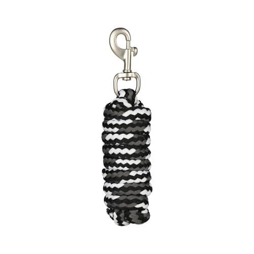 Horze Adepto Soft Durable Polyester 7' Lead Rope with Snap Hook | Horses and Livestock - color: Dark Navy