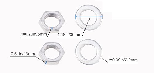 J-Bolt Post Hinge with 5/8" Hinge Pin Galvanized Post Gate Hinge for Chain Link Fence, Washers & Nuts Included (10" (2 Pcs)) - size: 10" (2 Pcs)