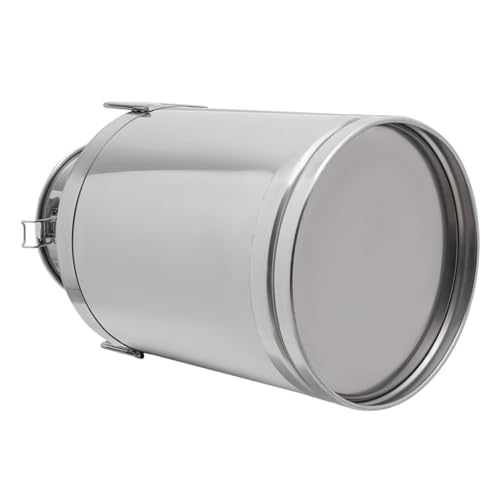 Stainless Steel Milk Bucket With Faucet, Large Liquid Container Storage,Stainless Steel Milk Can With Sealing Lid and Carry Handle,for Wine(60L/15.9 Gal,w/Faucet) - size: 60L/15.9 Gal,w/Faucet