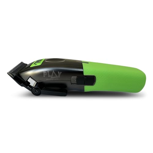 TPOB Play Barber Hair Clippers for Men 7500 RPM with Rubber Grips (Black/Green/Pink) - color: Black/Green/Pink