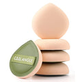 COOL-ANGLE Makeup Blender Sponges, Latex-Free, 5Pcs Medium Green | For Liquid Foundation And Powder, Wet Or Dry Application, Seamless Buildable Coverage, Reusable Soft Texture, Easy To Clean - color: A4: 5Medium Green