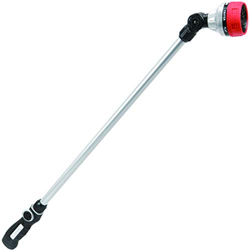 Eden 96618 Metal Thumb-Control 7-Pattern 33 in. Watering Wand | Heavy-Duty Water Sprayer for Hanging Plants, Gardens & Lawn Care, Quick Connect Set Bundle - style: Upgraded Version