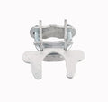 Kennel Gate Latch 1-3/8", Chain Link Fence Gate Butterfly Latch for Dog Kennels and Kennel Panels (1 Pcs) - size: 1 Piece