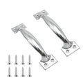 WenTigDY 2 PCS 5.9" Garage Door Handle Gate Handle Door,Gate Handle Pulls,Stainless Steel Handle Gate Screen,Fence Gate Handles,for Outdoor, Drawer & Garage