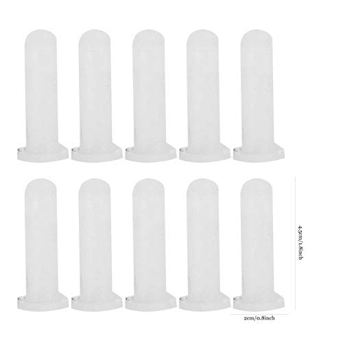 HEITIGN Puppy Feeder Nursing Puppies Milk Bowl 10pcs Lamb Special Nipple Teats Replacement Goats Sheep Cow Milk Bottle Bucket Nipple Pet Supplies