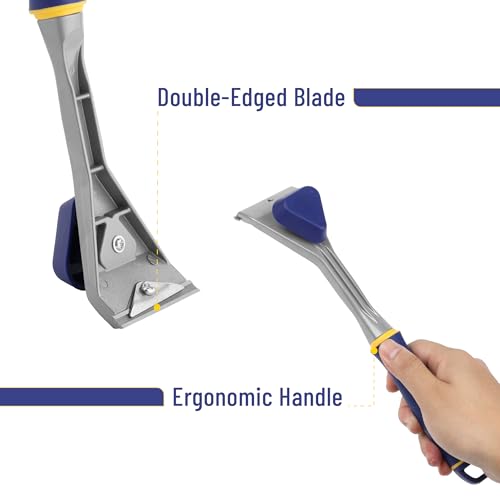 Bates- Carbide Scraper, 2.5", Double-Edged Tungsten Steel Blade, Paint Scraper Tool - size: 2.5 Inch 1 Pack