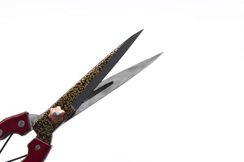 Grass Shear Sheep Shear Alpaca Shear - Coated Wear-Resistant Handle, Manganese Steel Double Blade, Strong Spring Suitable For Cattle And Sheep and Horse Hair Hand-Cut (Red 10.2 inches) - color: Red 10.2 Inches