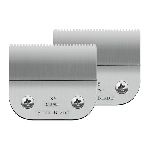 Replacement Blade Compatible with Andis T Outliner blade Detachable clipper | Cut Length 1/150"(0.1mm),Model #64160，2 Pack，Compatible with Andis/oster Classic 76/Star-Teq/Power-Teq/A5 Clipper - color: Model #64160(2 PACK)