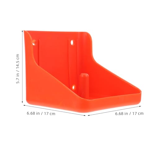 Toddmomy Salt Block Holder for Livestock Thickened Salt Blocks Box for Cattle Sheep Goats Lick Mount and Feeding Tray Easy to Assemble Farm Feeding Accessory 6.69 X 6.69 X 5.70 in