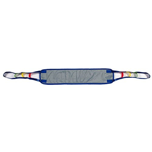 Patient Aid Sit-to-Stand Patient Lift Sling with Padded Back Support | Stand-Assist Lifting Straps | Padded Lower-Back Support | Works with Most Patient Lifts | Safe Secure Transfers