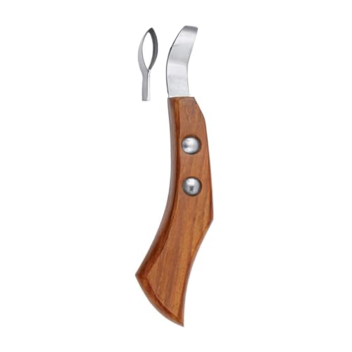 Farrier Loop Hoof Knife – Medium Size, Professional Farrier Tool for Hoof Trimming, Durable Curved Loop Blade, Single Knife or Set Options, Ideal for Horses & Ponies - size: Medium