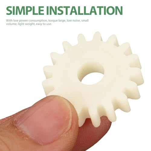Abaodam 10 pcs Incubator Gear Wheel Egg Turning Motor Reversible Gear Replacement Part for Chicken Quail and Pigeon Hatching Equipment Easy Install for Incubator Accessories