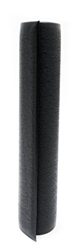 Bertech Anti Fatigue Floor Mat, 3ft. X 5ft. Black, Textured Pattern, Bevelled on All Four Sides - size: 60"L x 36"W x 0.4"Th, style: Textured Pattern